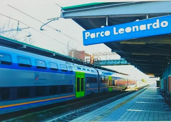 Lägenhet Turistico Leonardo - Rome, 20m In Treno -fiumicino Airport, 2m In Treno- Fiera, 2m In Treno